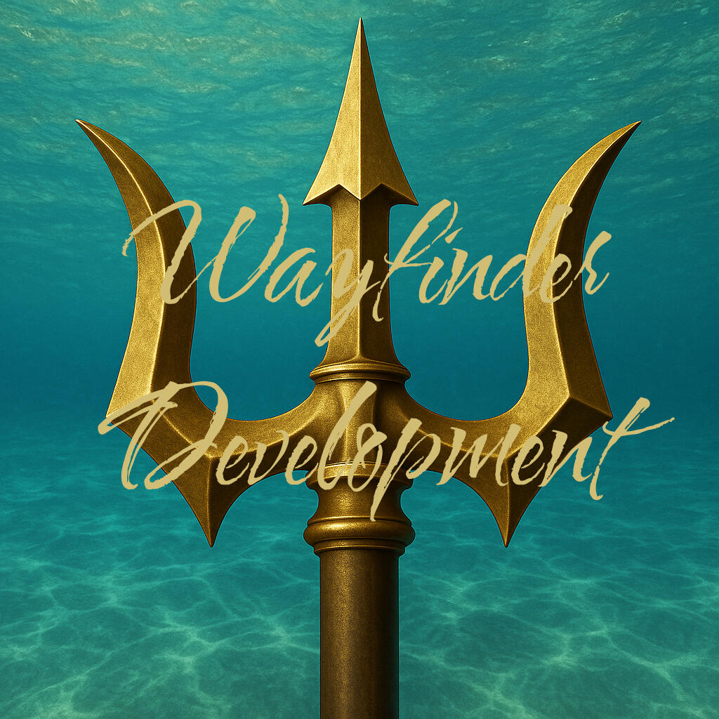 Wayfinder Development Logo Gold